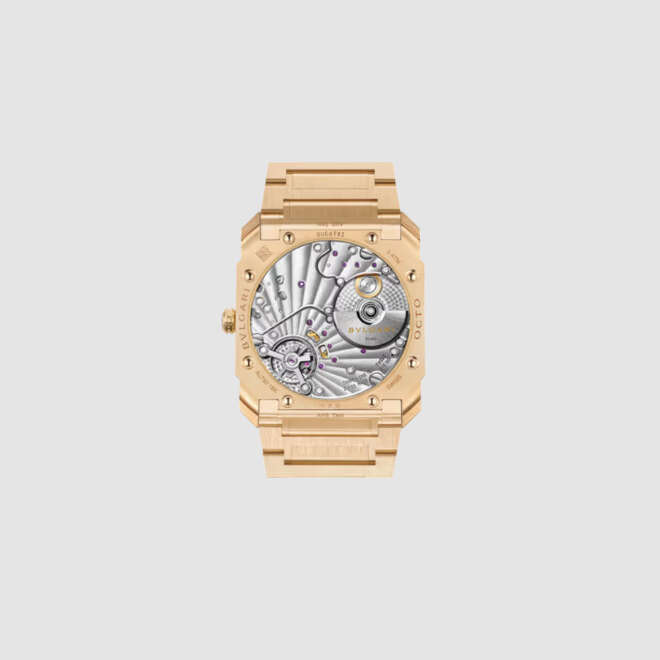 Octo Finissimo 37 Mm Satin-polished gold