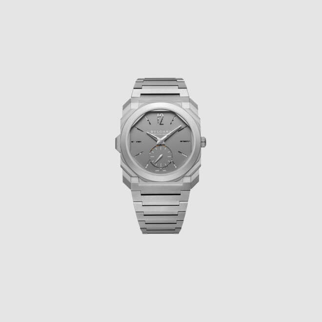 Octo Finissimo 37mm sandblasted titanium
