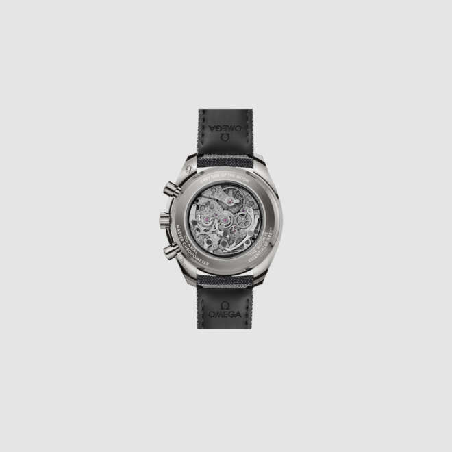 Speedmaster Dark Side of the Moon 44,25 mm, ceramica grigia su cinturino in tessuto rivestito in nylon
