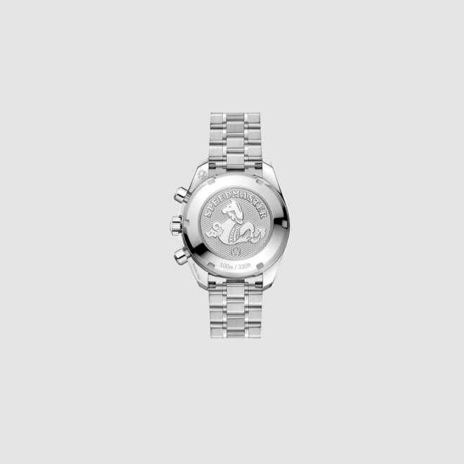 Speedmaster 38 38 mm, acciaio su acciaio