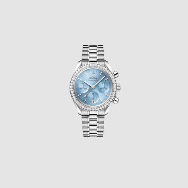 Speedmaster 38 38 mm, acciaio su acciaio