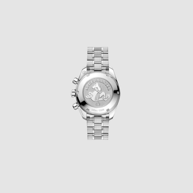 Speedmaster 38 38 mm, acciaio su acciaio