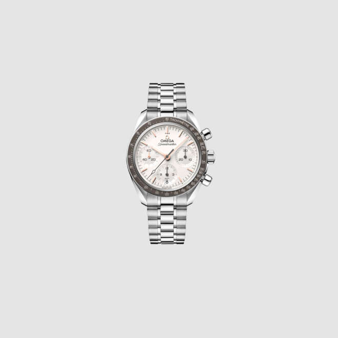 Speedmaster 38 38 mm, acciaio su acciaio