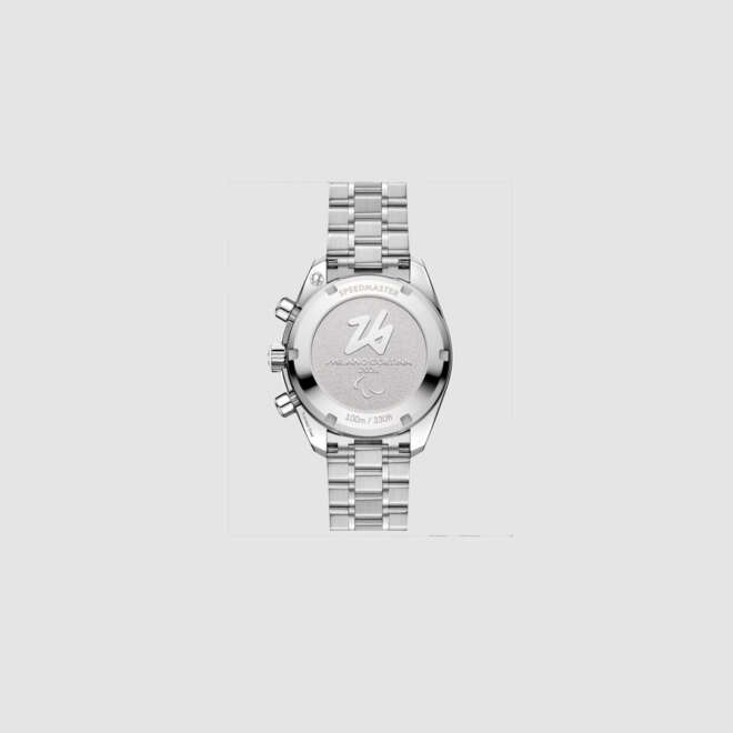 Speedmaster 38 38 mm, acciaio su acciaio